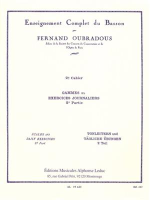 Fernand Oubradous: Enseignement complet Vol.2: Solo pour Basson