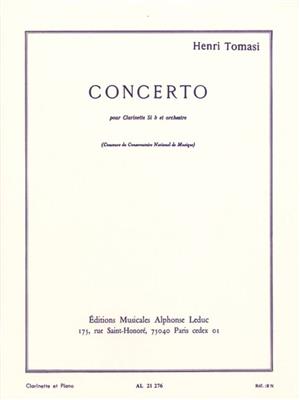 Henri Tomasi: Concerto pour clarinette et orchestre: Solo pour Clarinette