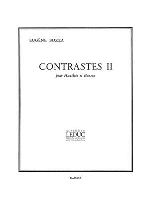 Eugène Bozza: Contrastes II: Duo pour Bois Mixte