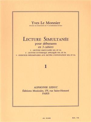 Yves le Monnier: Lecture simultanée pour débutants - vol. 1: Autres Variations