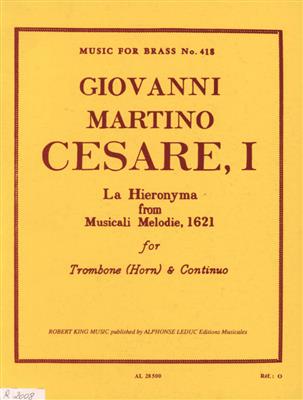 Giovanni Martino Cesare: La Hieronyma: Cor Français et Accomp.