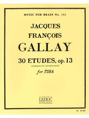 Jacques-François Gallay: 30 Studies Op13: Solo pour Tuba