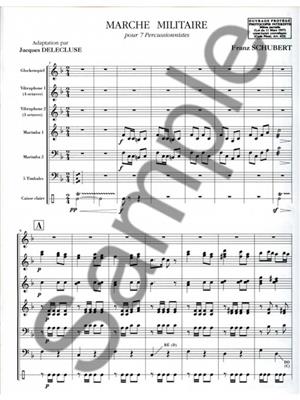 Franz Schubert: Marche Militaire: Autres Percussions