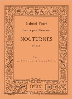 Gabriel Fauré: Nocturnes For Piano Nos.1-8: Solo de Piano