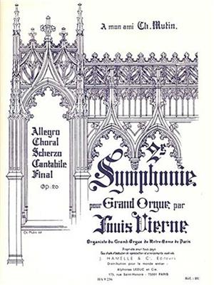 Louis Vierne: Symphonie N02 Op20: Orgue