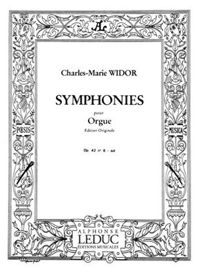 Charles-Marie Widor: Symphonie For Organ No.6 Op.42 No.2: Orgue