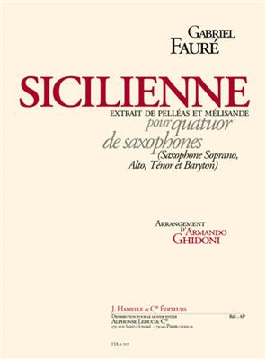 Gabriel Fauré: Sicilienne Op.78: Saxophones (Ensemble)