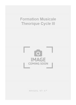 Formation Musicale Theorique Cycle III