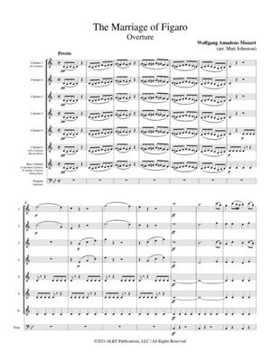 Wolfgang Amadeus Mozart: The Marriage of Figaro Overture: (Arr. Matt Johnston): Clarinettes (Ensemble)