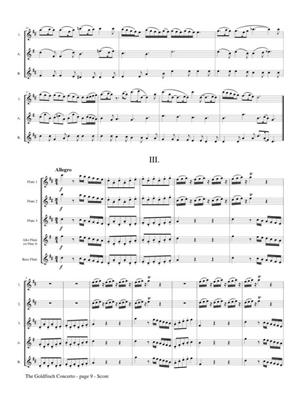 Antonio Vivaldi: The Goldfinch Concerto for Flute Choir: (Arr. Michael Axtell): Flûtes Traversières (Ensemble)