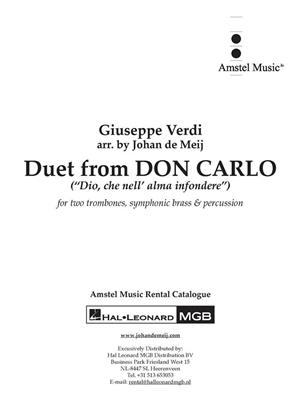 Giuseppe Verdi: Duet from Don Carlo: (Arr. Johan de Meij): Ensemble de Cuivres