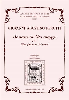 Giovanni Agostino Perotti: Sonata in Do maggiore: Piano Quatre Mains