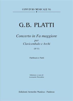 Giovanni Bnedetto Platti: Concerto in Fa Maggiore: Orchestre à Cordes et Solo