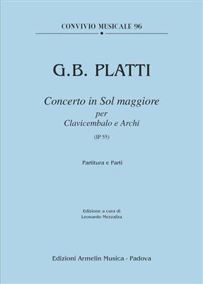 Giovanni Bnedetto Platti: Concerto in Sol Maggiore - IP 55: Cordes (Ensemble)