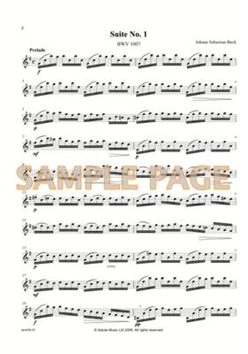 Johann Sebastian Bach: Suites No. 1 BWV 1007 and No. 2 BWV 1008: Solo pour Flûte Traversière