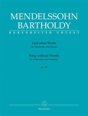 Felix Mendelssohn Bartholdy: Song Without Words: (Arr. R. Larry Todd): Violoncelle et Accomp.