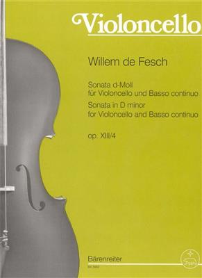 Willem de Fesch: Sonata in D minor, Op.13/4.: Violoncelle et Accomp.