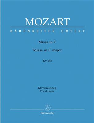 Wolfgang Amadeus Mozart: Missa In C Major K.258: Chœur Mixte et Accomp.