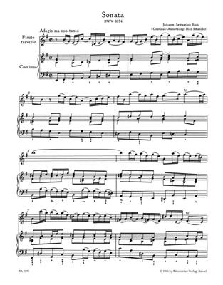 Johann Sebastian Bach: Four Flute Sonatas: Solo pour Flûte Traversière