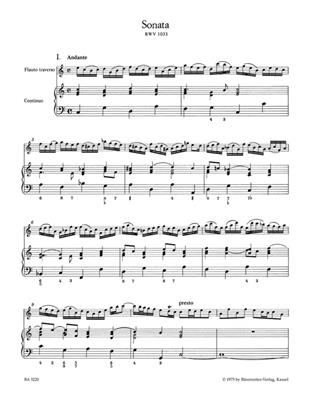 Johann Sebastian Bach: Three Sonatas For Flute And Basso Continuo: Vents (Ensemble)
