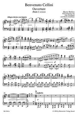Hector Berlioz: Benvenuto Cellini: (Arr. Eike Wernhard): Partitions Vocales d'Opéra