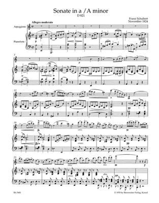 Franz Schubert: Sonate A Arpeggione: Flûte Traversière et Accomp.