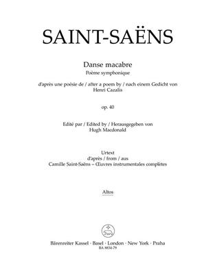Camille Saint-Saëns: Danse macabre Op. 40 - Viola: Orchestre et Solo