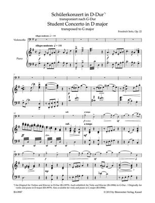 Friedrich Seitz: Concerto D Major Op. 22: Violoncelle et Accomp.