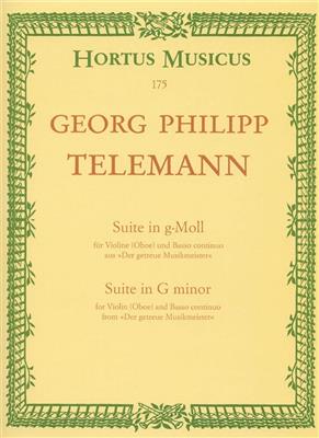 Georg Philipp Telemann: Suite In G Minor TWV 41: Solo pour Violons