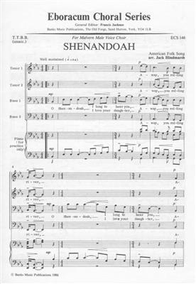 Shenandoah: (Arr. J Hindmarsh): Voix Basses et Accomp.
