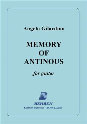 Angelo Gilardino: Memory of Antinous: Solo pour Guitare