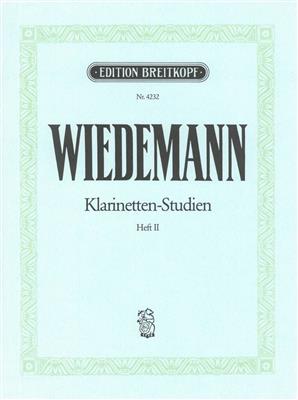 Ludwig Wiedemann: Klarinetten-Studien, Band II: Solo pour Clarinette