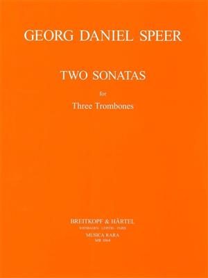 Georg Daniel Speer: Zwei Sonaten: Trombone (Ensemble)