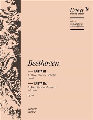 Ludwig van Beethoven: Chorfantasie c-moll op. 80: Chœur Mixte et Ensemble