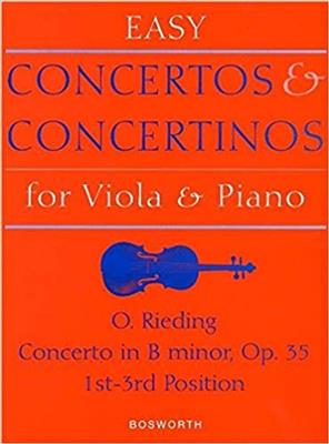 Oscar Rieding: Concerto in B minor Op. 35: Alto et Accomp.