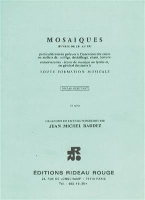 Jean-Michel Bardez: Mosaïques Niveau Débutant - 2ère Série: Autres Variations