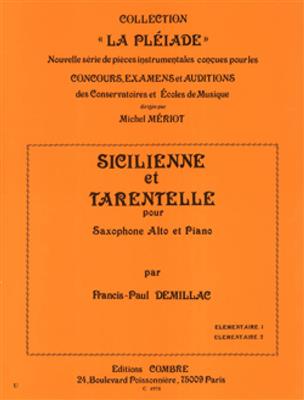 Francis-Paul Demillac: Sicilienne et tarentelle: Saxophone