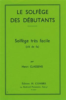 Solfège des débutants - clé de fa