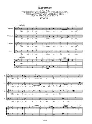 Antonio Vivaldi: Magnificat RV 610/611: (Arr. Michael Talbot): Chant et Piano