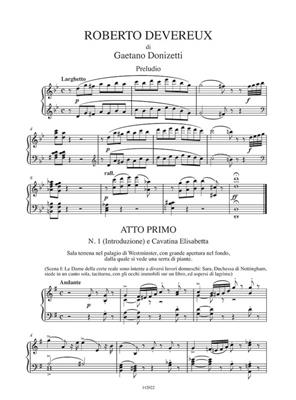 G. Donizetti: Roberto Devereux: Chant et Piano