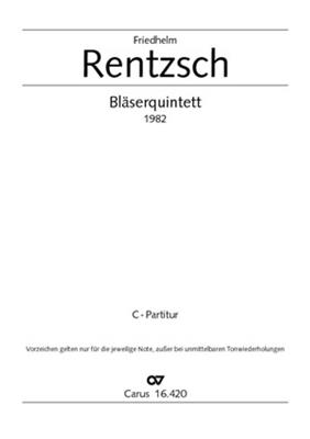 Friedhelm Rentzsch: Bläserquintett: Vents (Ensemble)