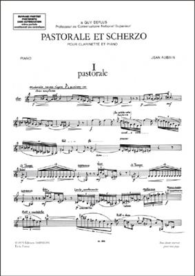 Jean Aubain: Pastorale + Scherzo Clarinette: Solo pour Clarinette