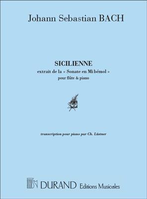 Johann Sebastian Bach: Sicilienne Extrait de la "Sonate en Mi bémol": Solo  de Piano | Musicroom.fr