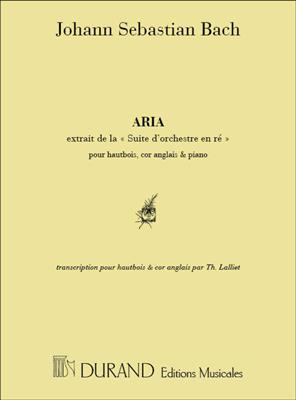 Johann Sebastian Bach: Aria Htb Ou Cor Anglais/Piano: Ensemble de Chambre |  Musicroom.fr