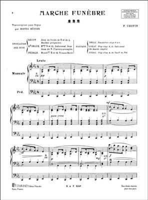 Frédéric Chopin: Marche Funebre Orgue: Orgue