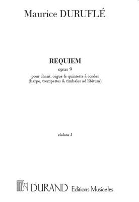 Maurice Duruflé: Requiem Opus 9 - Violin I: Solo pour Violons
