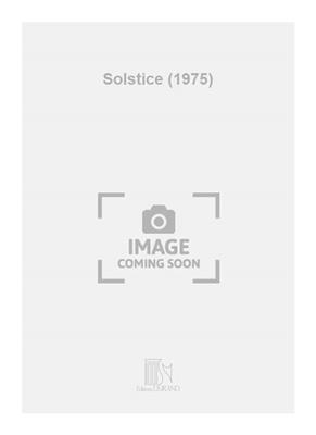 Franc-Bernard Mache: Solstice (1975): Clavecin