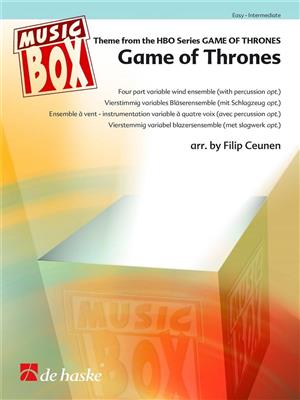 Ramin Djawadi: Game of Thrones: (Arr. Filip Ceunen): Ensemble à Instrumentation Variable