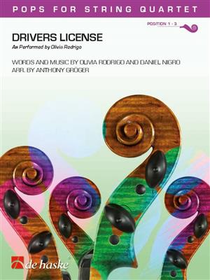 Olivia Rodrigo: Drivers License: (Arr. Anthony Gröger): Quatuor à Cordes