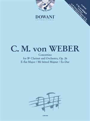 Carl Maria von Weber: Concertino For Clarinet And Orchestra Op.26: (Arr. Jens Schlichting): Solo pour Clarinette